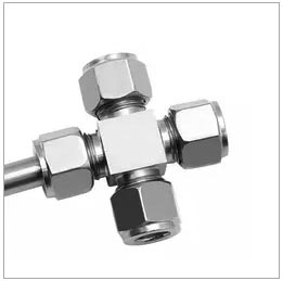 Compression Union Cross Tube Fitting